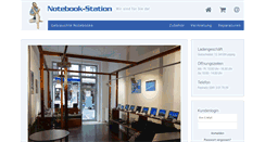 Desktop Screenshot of notebook-station.de