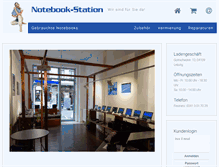 Tablet Screenshot of notebook-station.de